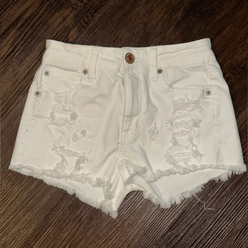 American Eagle White Shorts